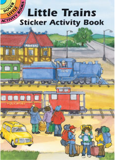 Little Trains Sticker Activity Bk