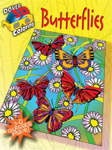 Butterflies - Dover 3D Coloring Book