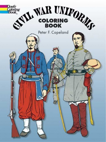 Civil War Uniforms Coloring Book