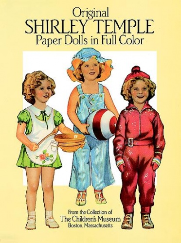 Original Shirley Temple Paper Dolls in Full Color