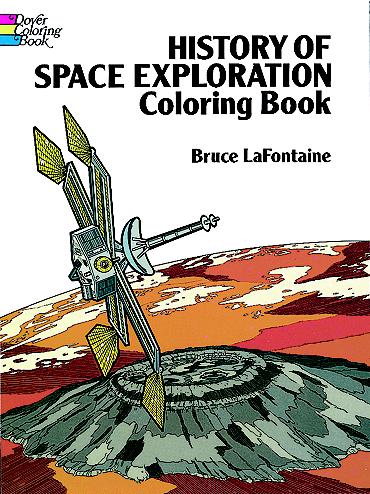 History of Space Exploration Coloring Book