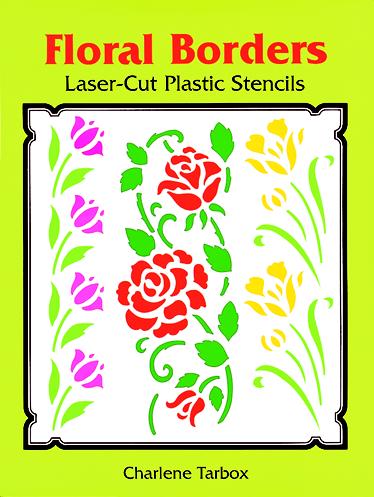Easy-to-Use Floral Borders Plastic Stencils
