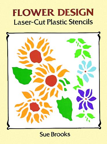 Flower Designs Laser-Cut Plastic Stencils