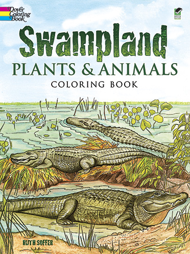 Swampland Plants and Animals Coloring book