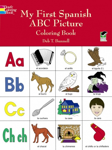 My First Spanish ABC Picture Coloring Book