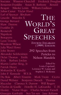 The Worlds Great Speeches (Fourth Enlarged Edition)