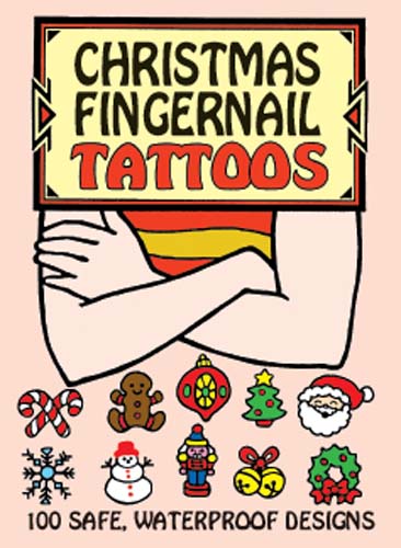 Christmas Fingernail Tattoos