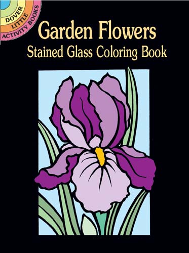 Garden Flowers Coloring Book