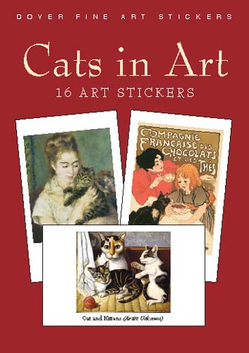 Cats in Art: 16 Stickers