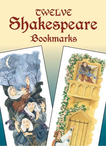 Twelve Shakespeare Bookmarks