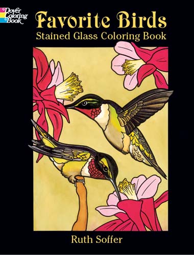 Favorite Birds Stained Glass Coloring Book