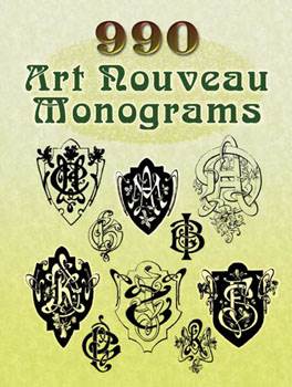 990 Art Nouveau Monograms