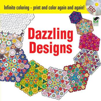Infinite Coloring Dazzling Designs CD and Book