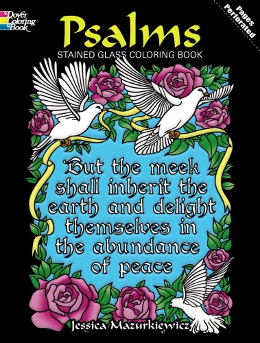 Psalms Stained Glass Coloring Book