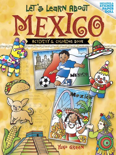 Let's Learn About MEXICO Activity and Coloring Bookk