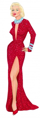 Golden Age of Hollywood Paper Dolls with Glitter!