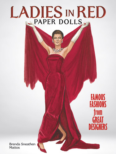 Ladies in Red Paper Dolls