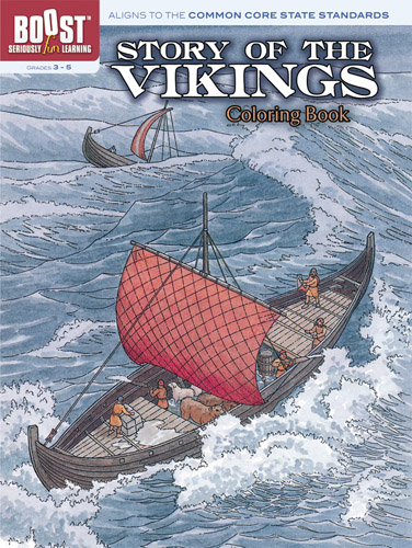 BOOST Story of the Vikings Coloring Book