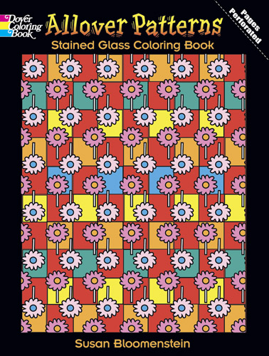 Allover Patterns Stained Glass Coloring Book