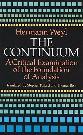 The Continuum: A Critical Examination of the Foundation of Analysis