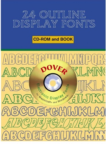 24 Outline Display Fonts CD-ROM and Book