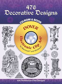476 Decorative Designs CD-ROM and Book
