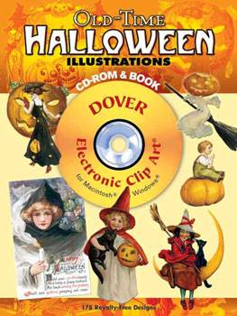 Old-Time Halloween Illustrations CD-ROM and Book