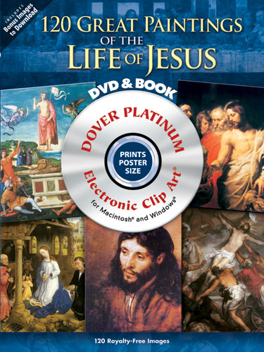 120 Great Paintings of the Life of Jesus Platinum DVD and Book