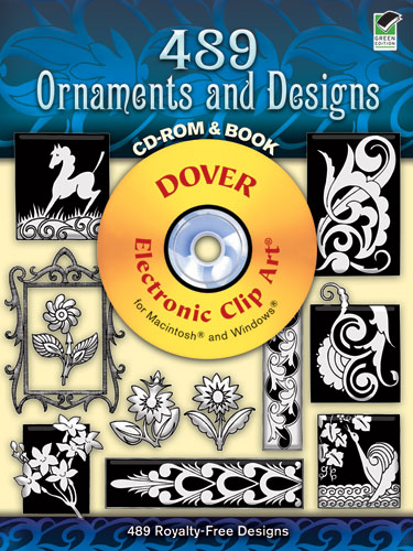 489 Ornaments and Designs CD-ROM and Book