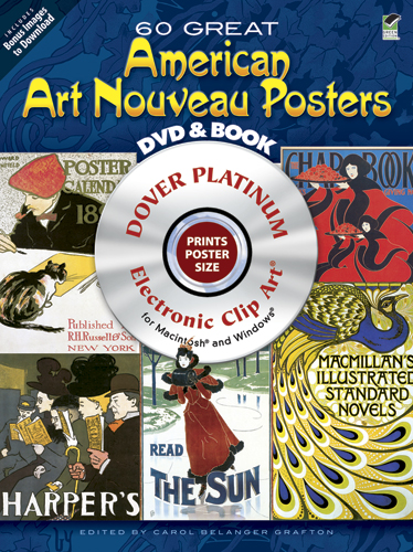 60 Great American Art Nouveau Posters Platinum DVD and Book