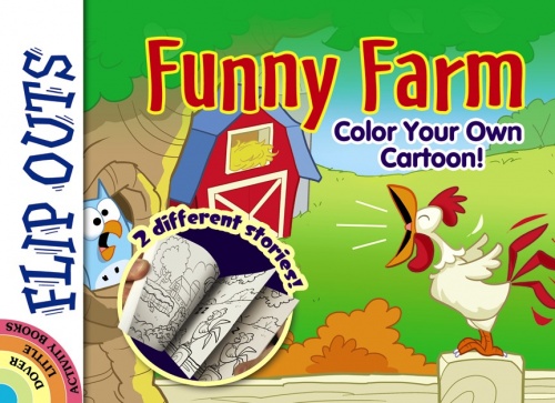 FLIP OUTS -- Funny Farm: Color Your Own Cartoon!