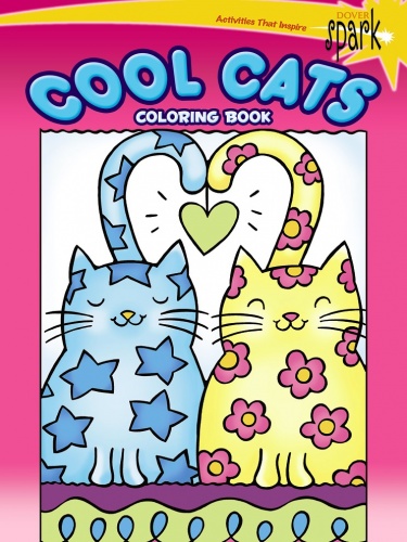 SPARK -- Cool Cats Coloring Book
