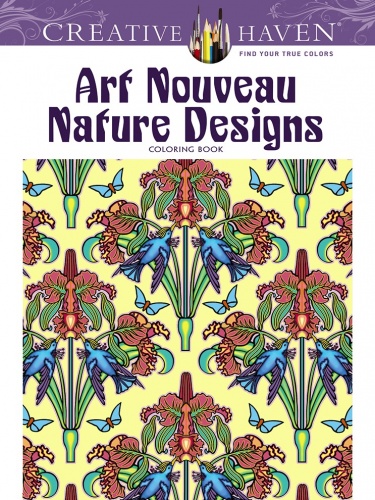 Creative Haven Art Nouveau Nature Designs Coloring Book