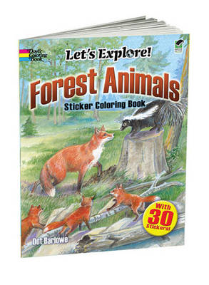Forest Animals Sticker Coloring Book