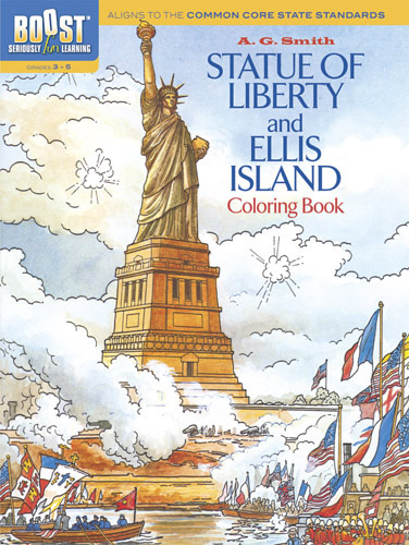 BOOST Statue of Liberty and Ellis Island Coloring Book