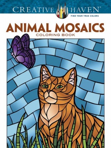 Creative Haven Animals Mosaics Coloring Book