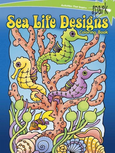 SPARK Sea Life Designs Coloring Book