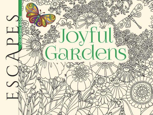 ESCAPES Joyful Gardens Coloring Book