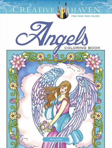 Creative Haven Elegant Angels Coloring Book