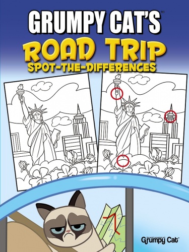 Grumpy Cat's Road Trip Spot-the-Differences