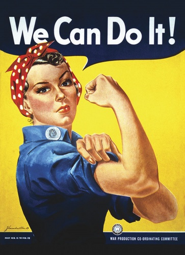 Rosie the Riveter We Can Do It! Notebook