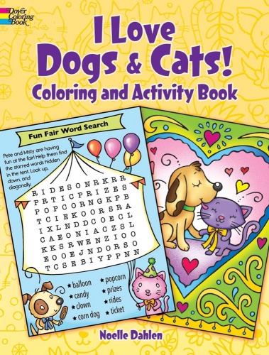 I Love Dogs & Cats! Activity & Coloring Book