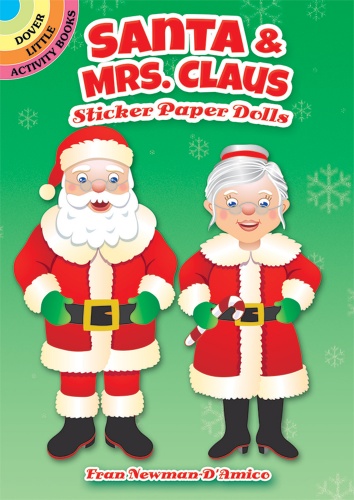 Santa & Mrs. Claus Sticker Paper Dolls