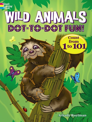 Wild Animals Dot-to-Dot Fun