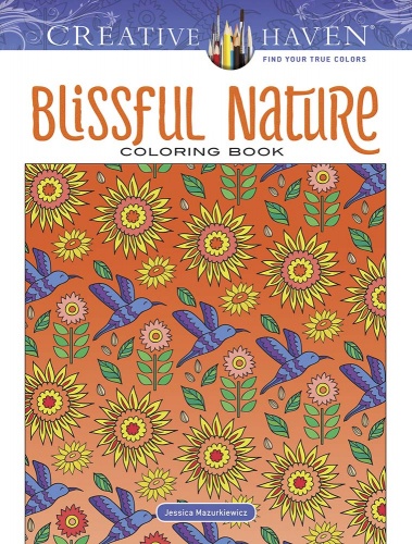 Creative Haven Blissful Nature Coloring Book