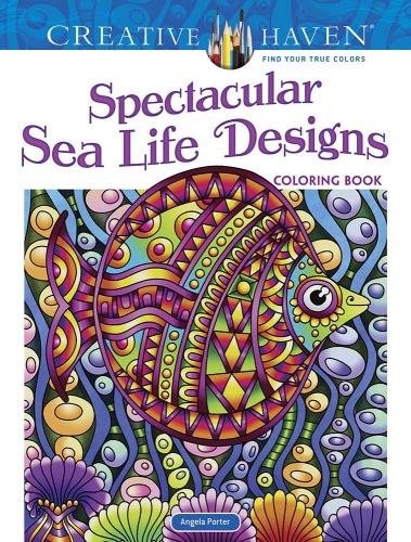 Creative Haven Spectacular Sea Life Designs Coloring Book