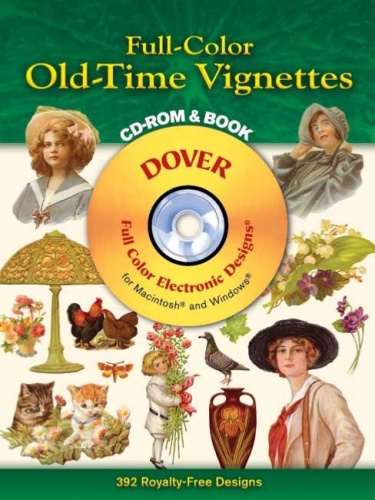 Full Colour Old Time Vignettes CD Rom And Book