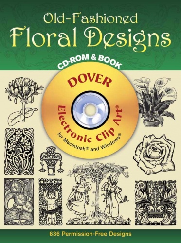 Old-Fashioned Floral Designs CD-ROM and Book