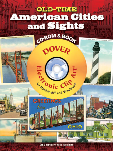 Old-Time American Cities and Sights CD-ROM and Book