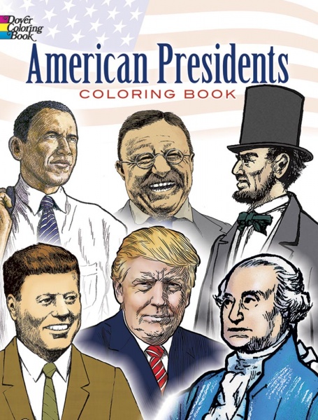 American Presidents Colouring Book